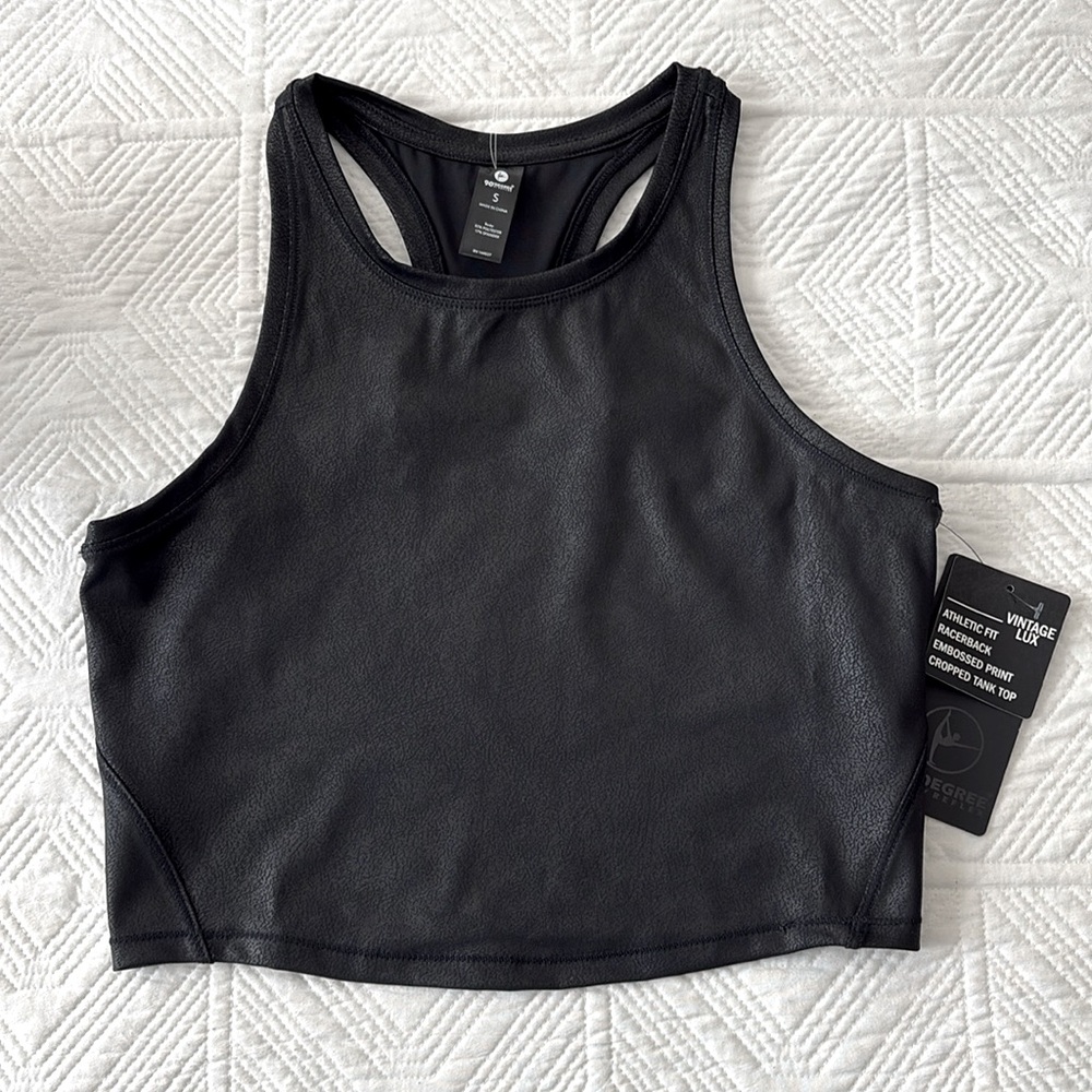 90 degree cropped tank top